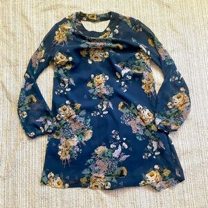 Le Lis Made in USA long sleeve mini dress sz Small